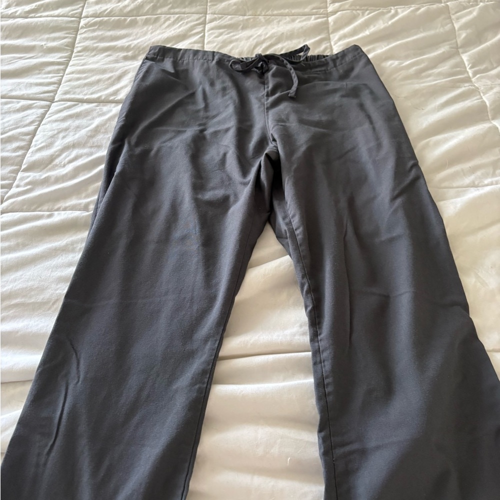 Cherokee Women's Charcoal Wide Leg Pants